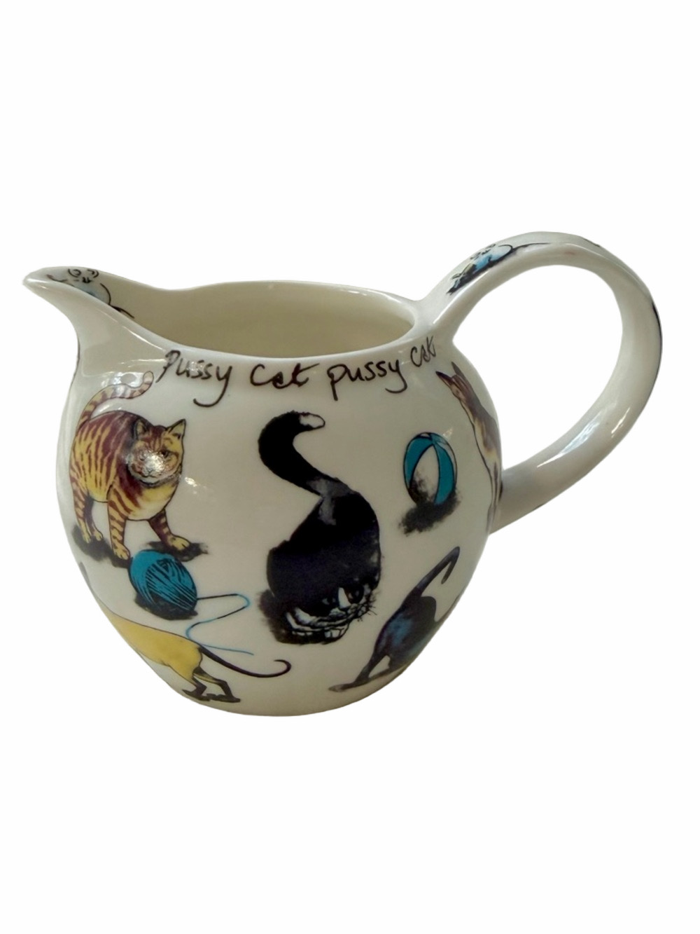 Kit-Tea by Paul Cardew Design “Kitty Cat" Creamer Pitcher Small Ceramic